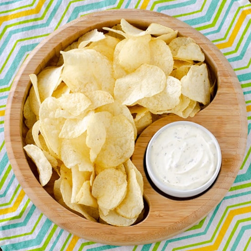 Large chips & Large queso blanco